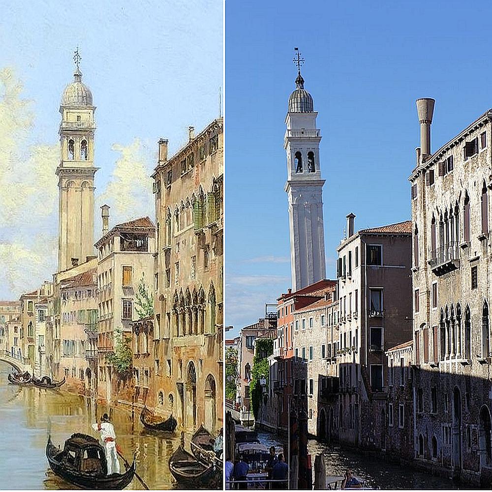 Zeitreise durchs alte Venedig anhand von Bildern