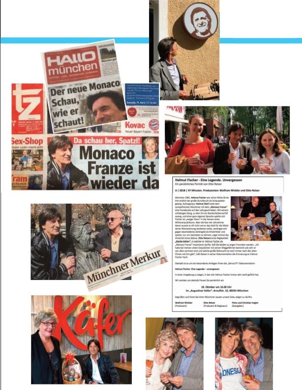 Presse-Collage zu Monaco-Franze-Double