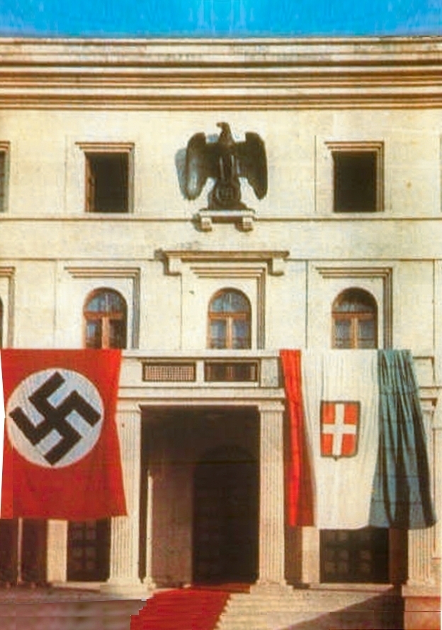 NSDAP-Zentrale am Tag des Münchner Abkommens