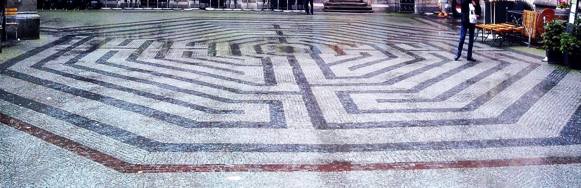 Labyrinth im Zentrum Münchens