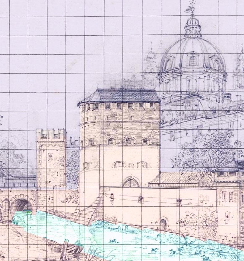 Stammt die alte Zeichnung aus München oder Venedig?