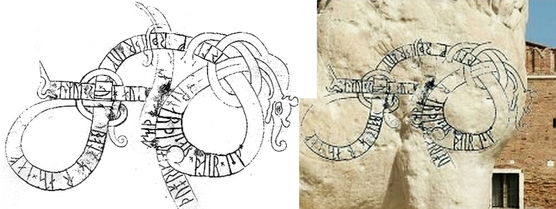 Konnten Wikinger eine Runen-Schrift an einer Löwen-Statue hinterlassen? Ja, schon - aber wie kam der riesige Löwe nach Venedig?