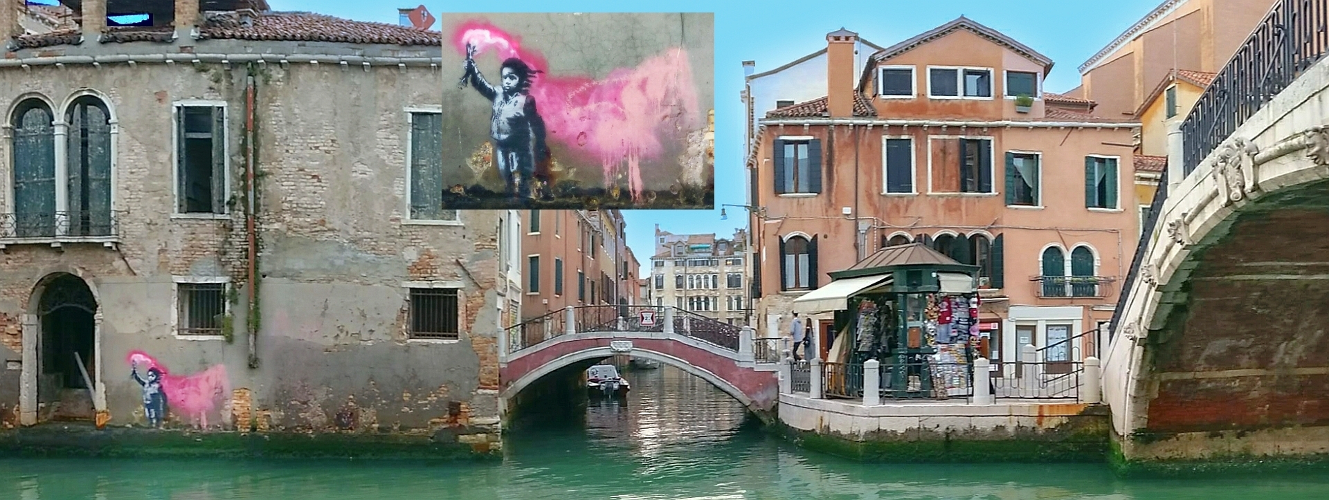 Mai 2019 hinterließ der weltbekannte Künstler Banksy in Venedig dieses Graffito.